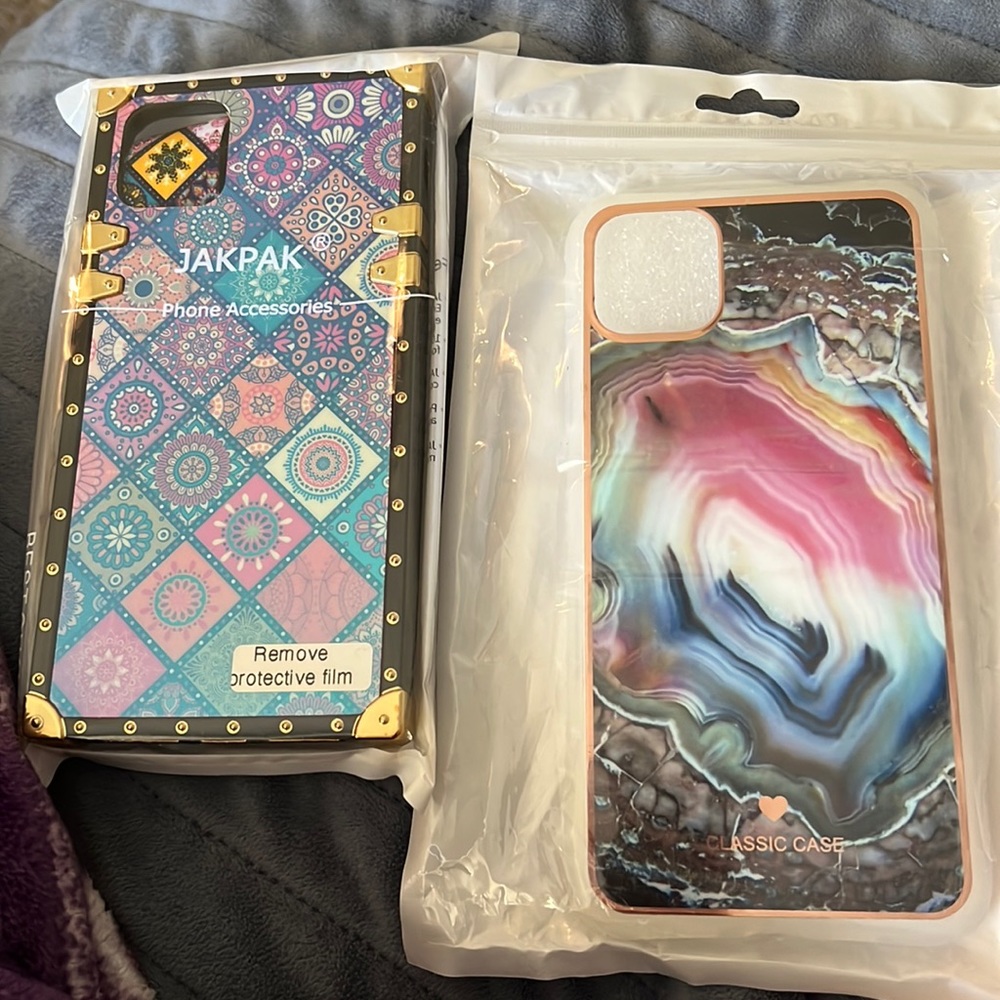 Two iPhone 11 Pro Max cases never used